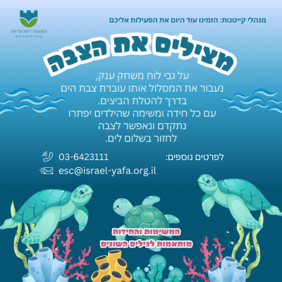 נלווה את צבת הים במסעה אל החוף